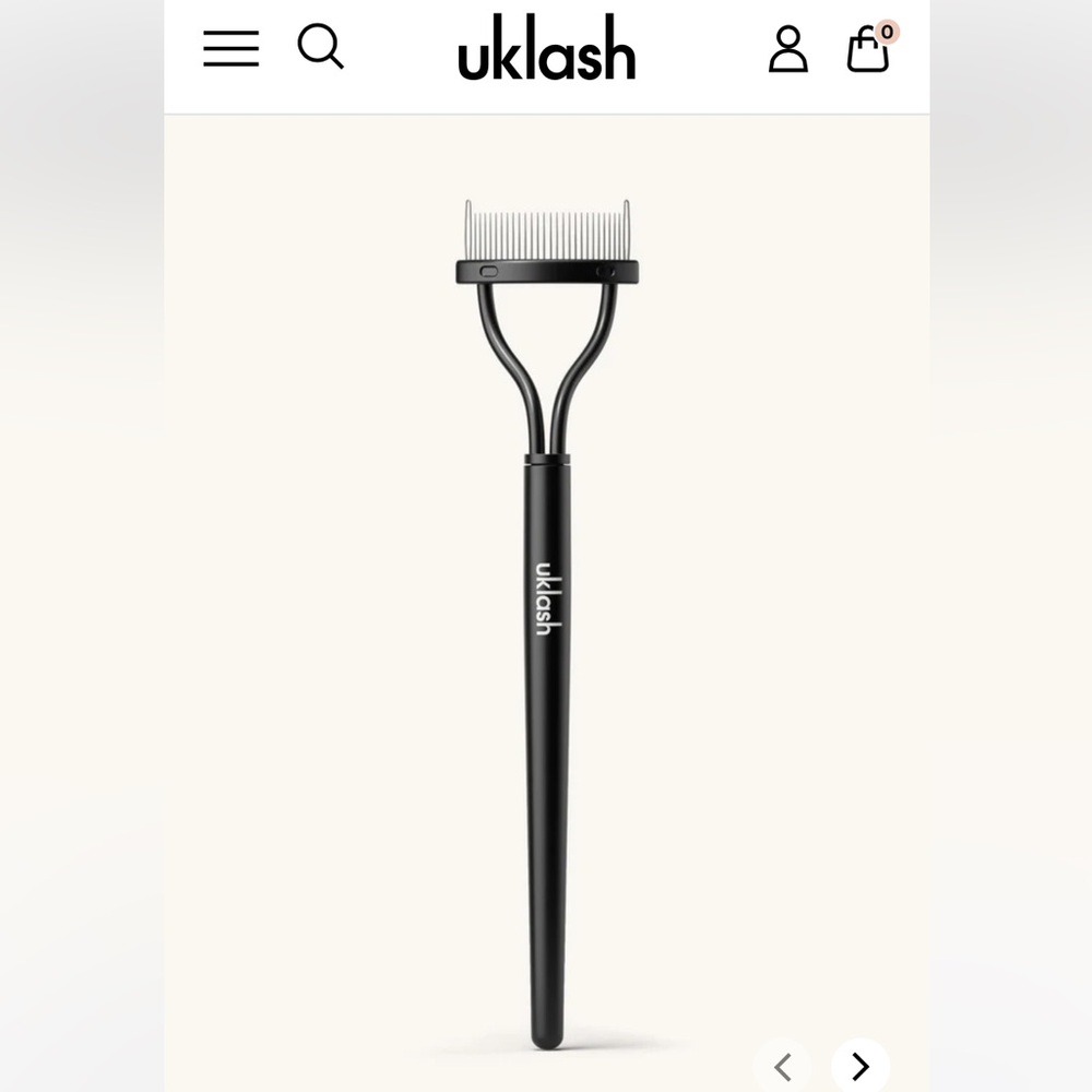 Uklash eye lash comb and separator - brand new unopened